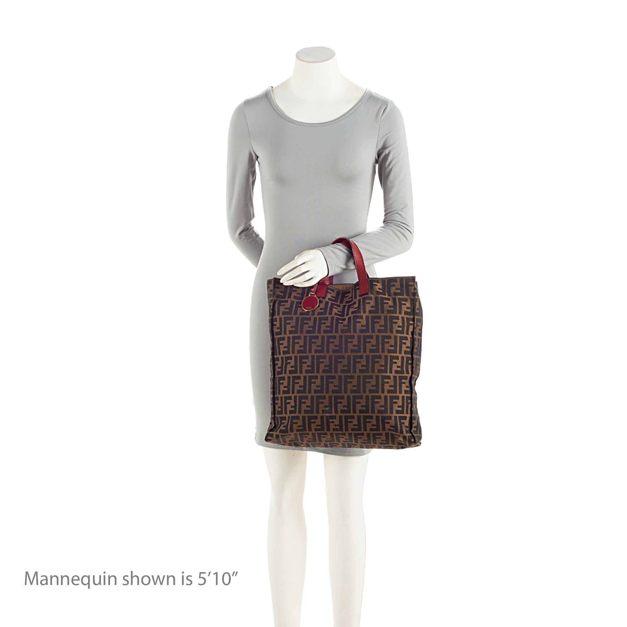 Fendi Zucca Tall Shopping Tote (SHF-LDbLnL)