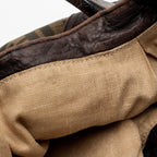 Fendi Zucca Tortuga Leather Spy Satchel (SHF-ls4Vha)