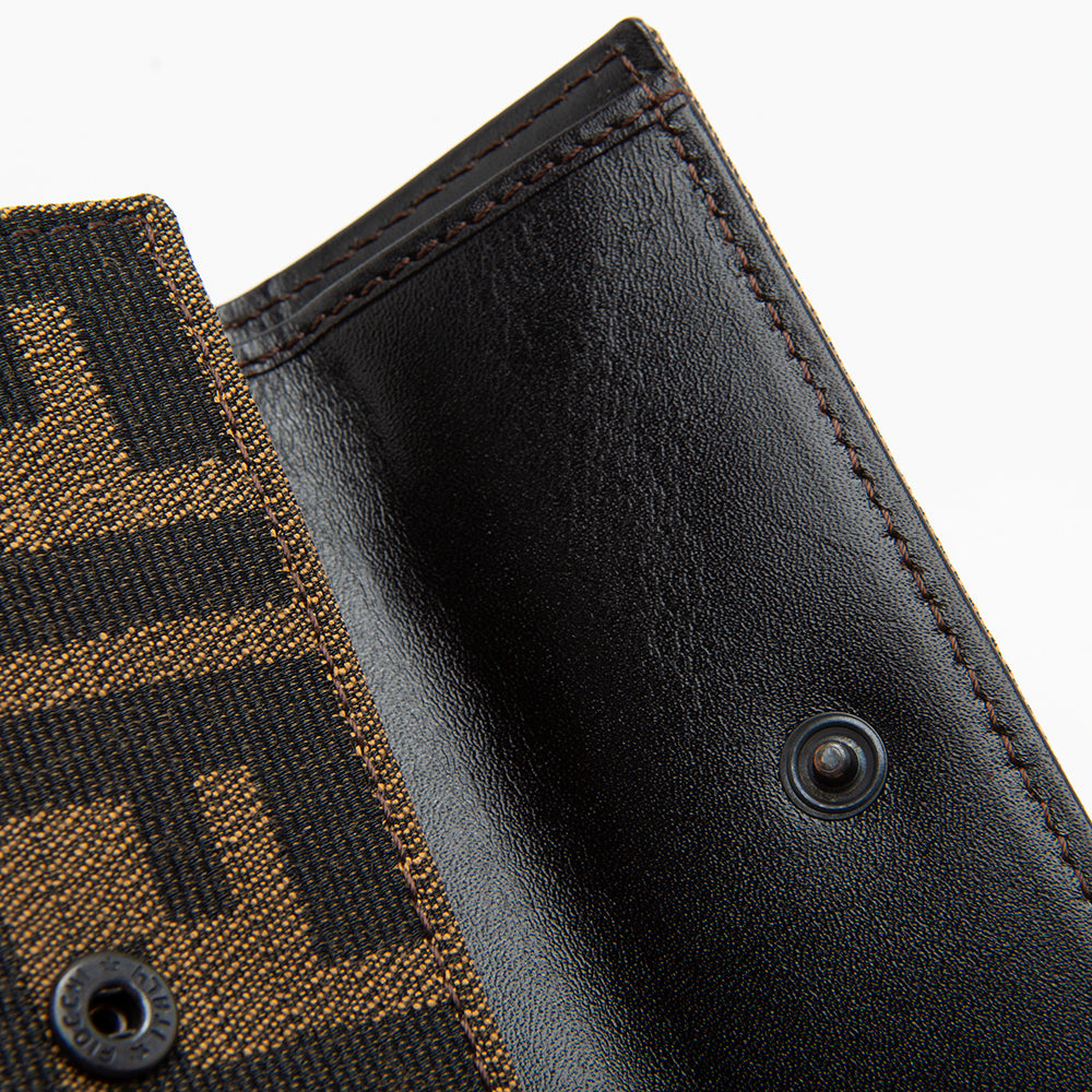 Fendi Zucca Trifold Compact Wallet - FINAL SALE (SHF-12797)