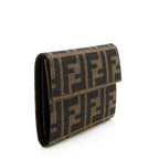 Fendi Zucca Trifold Compact Wallet - FINAL SALE (SHF-12797)