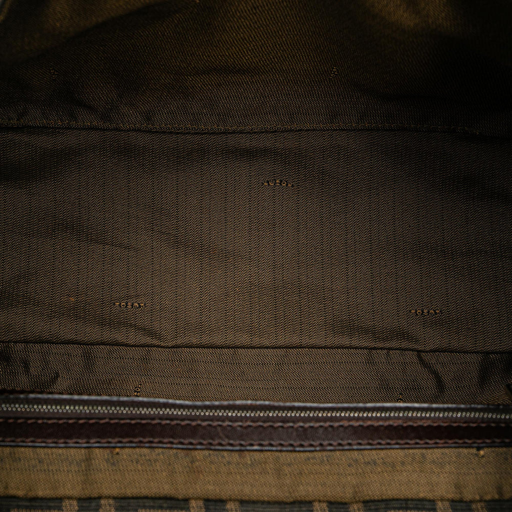 Fendi Zucca Twins Canvas Handbag (SHG-OGbi0G)