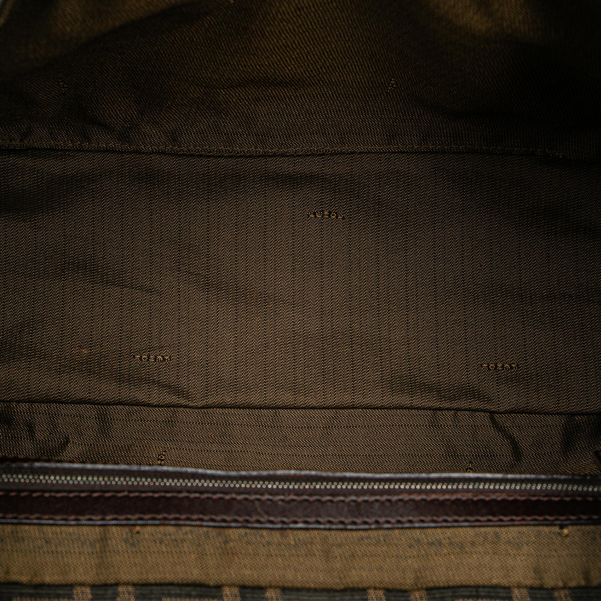Fendi Zucca Twins Canvas Handbag (SHG-OGbi0G)