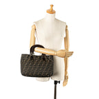 Fendi Zucca Twins Canvas Handbag (SHG-OGbi0G)