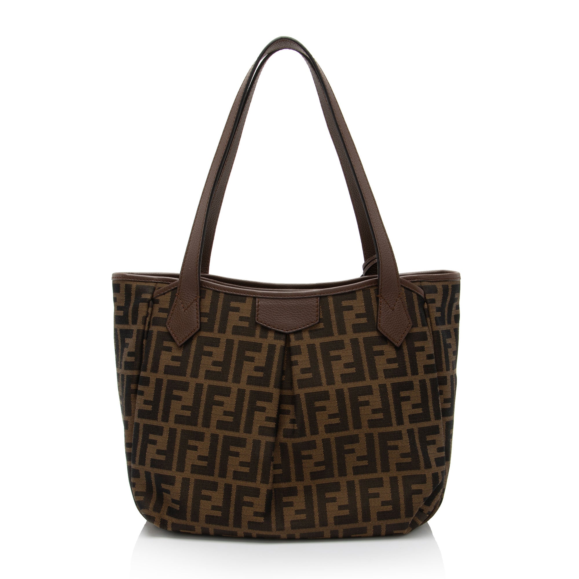 Fendi Zucca Vitello Artic Shopping Tote (SHF-h2JnoL)