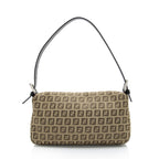 Fendi Zucchino Baguette Shoulder Bag (SHF-cdP0VZ)