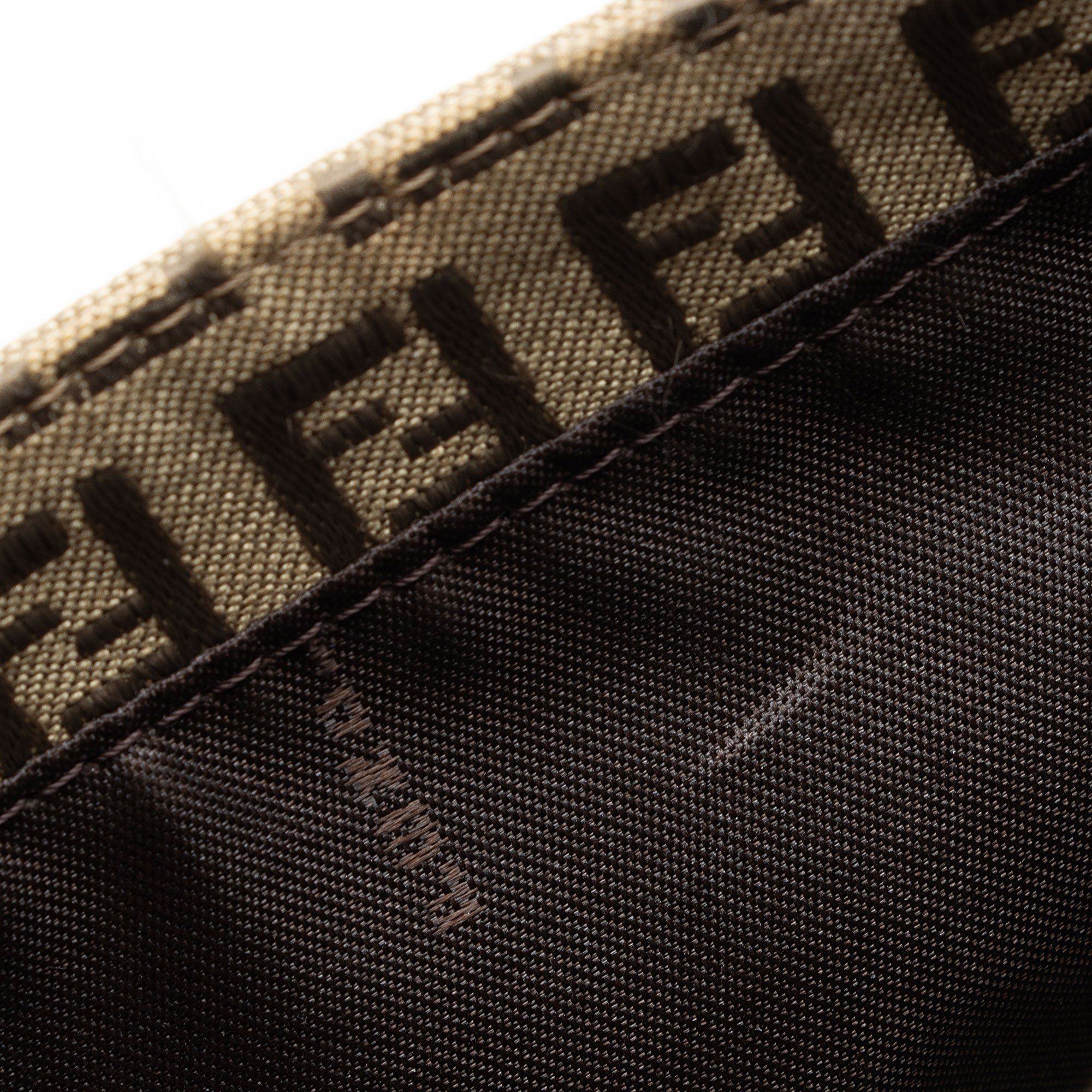 Fendi Zucchino Baguette Shoulder Bag (SHF-cdP0VZ)