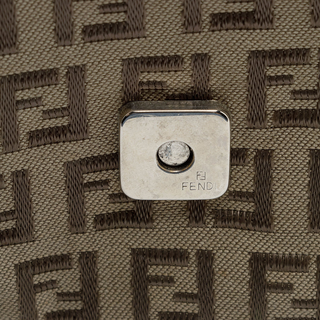 Fendi Zucchino Baguette Shoulder Bag (SHF-cdP0VZ)