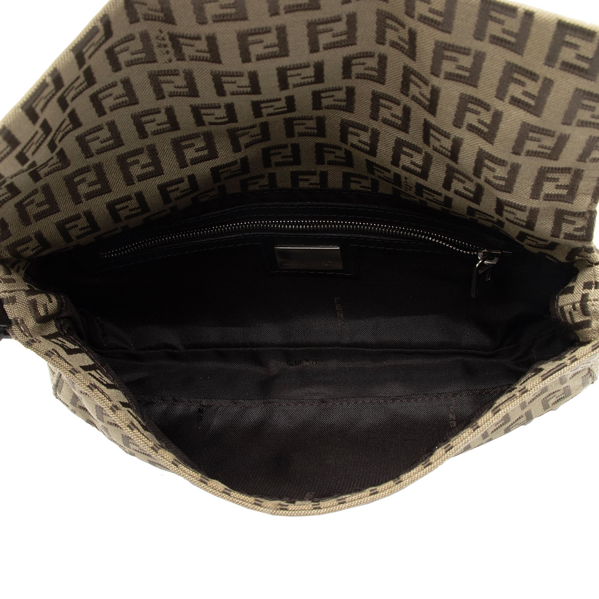 Fendi Zucchino Baguette Shoulder Bag (SHF-cdP0VZ)