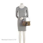Fendi Zucchino Baguette Shoulder Bag (SHF-cdP0VZ)