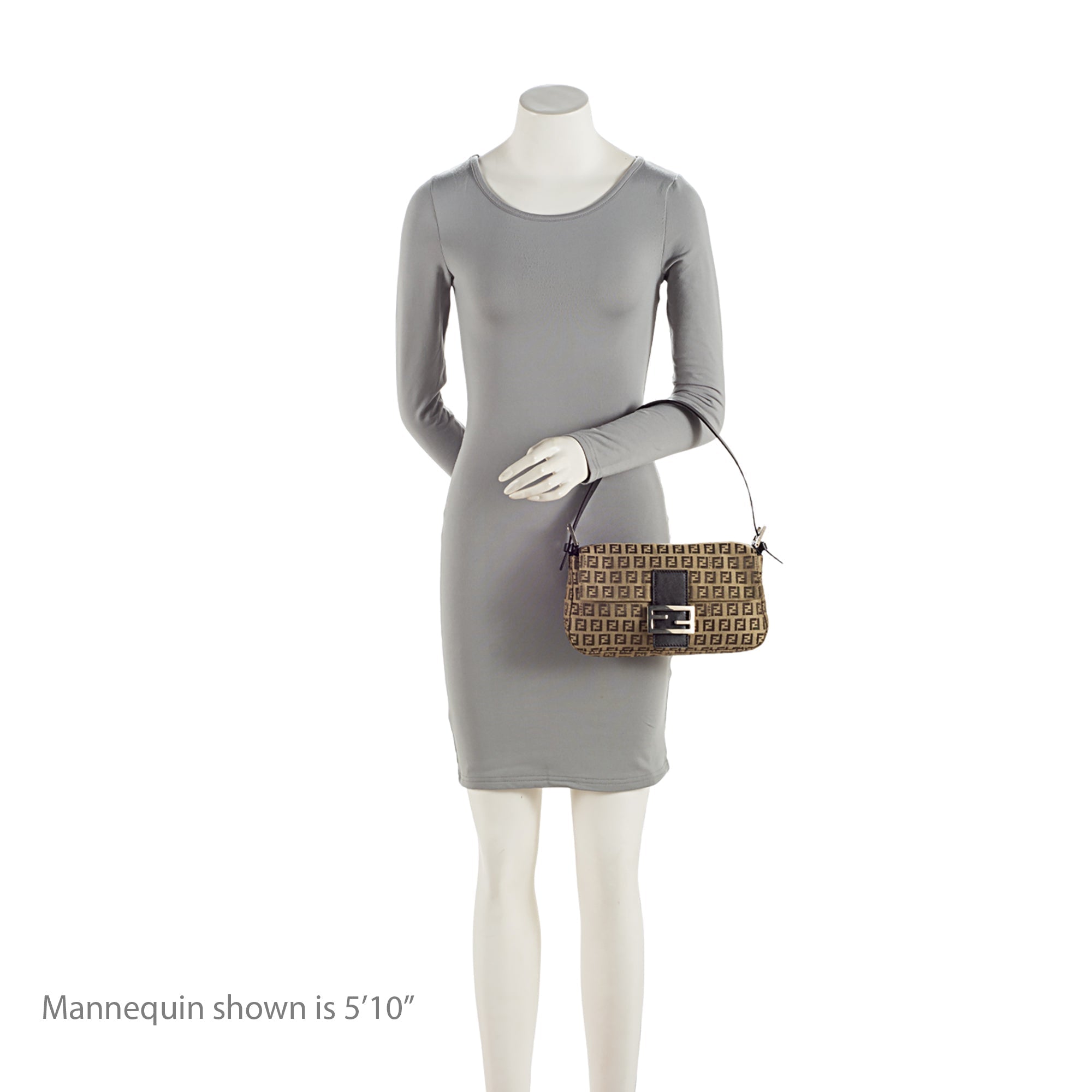 Fendi Zucchino Baguette Shoulder Bag (SHF-cdP0VZ)