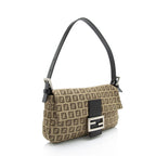 Fendi Zucchino Baguette Shoulder Bag (SHF-cdP0VZ)