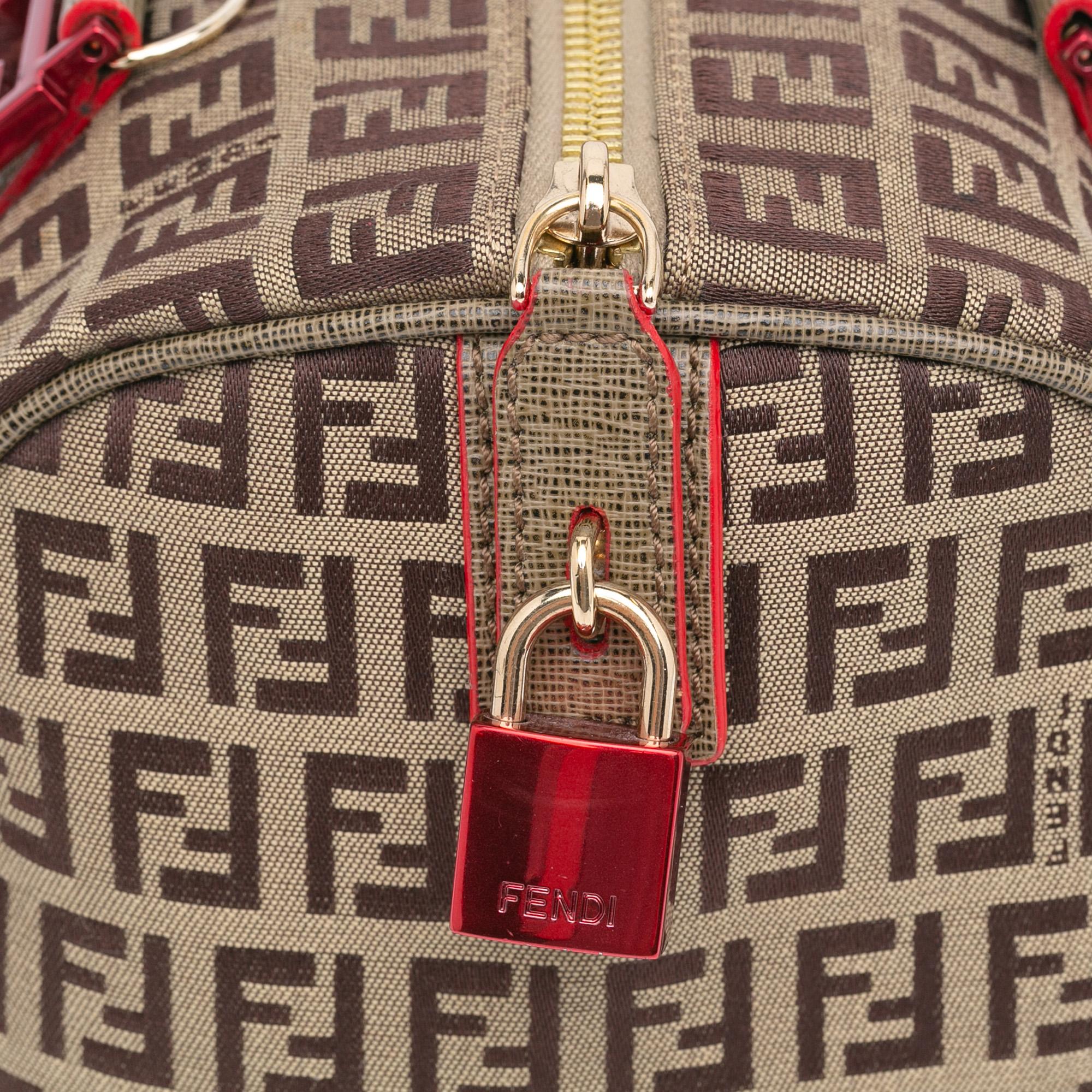 Fendi Zucchino Boston Bag (SHG-SFmROf)