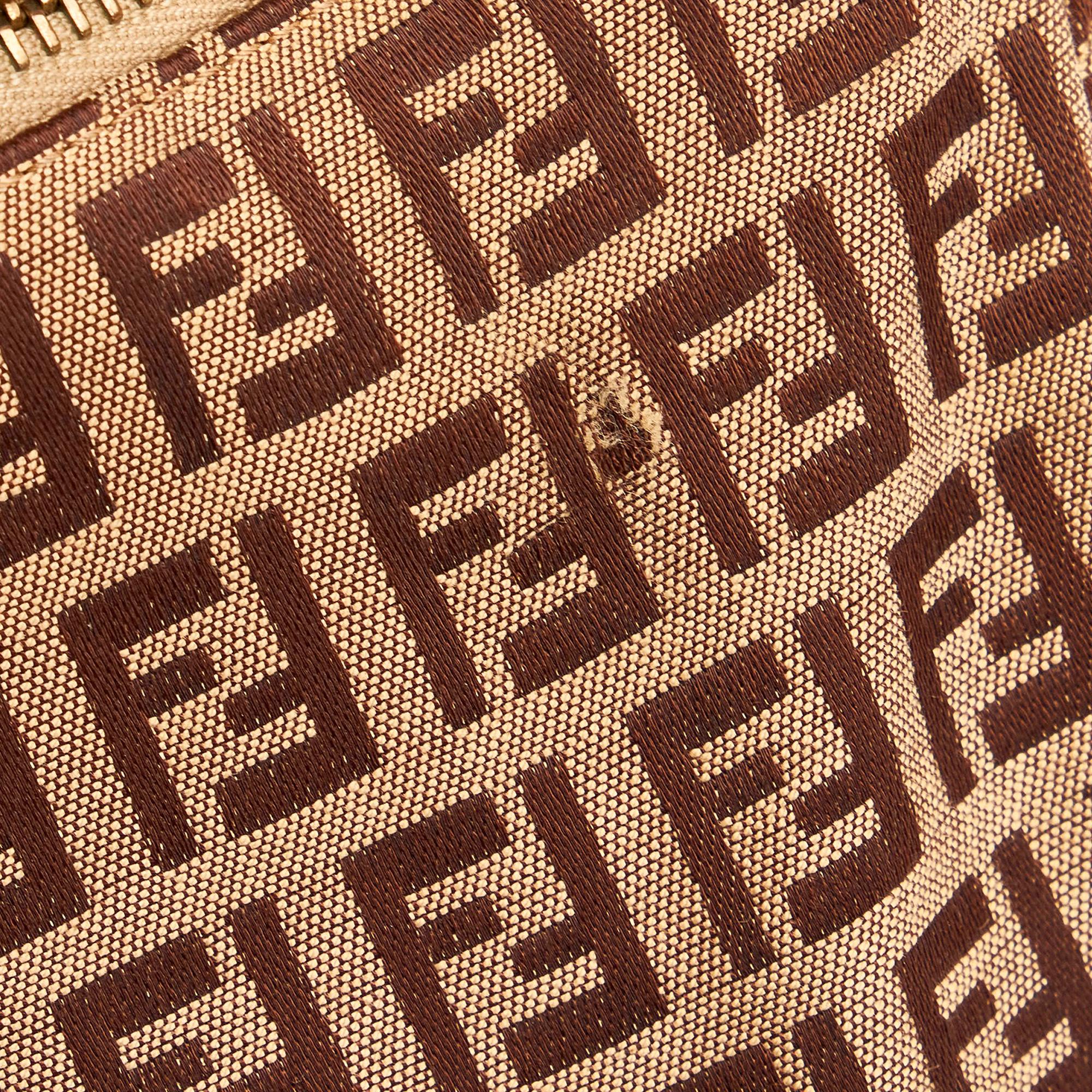 Fendi Zucchino Canvas Baguette (SHG-32056)