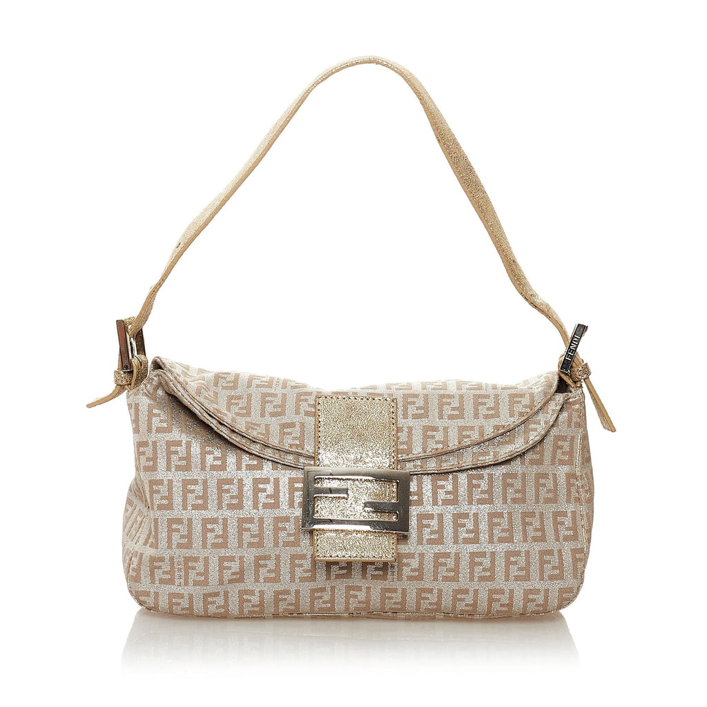 Fendi Zucchino Canvas Baguette (SHG-32750)
