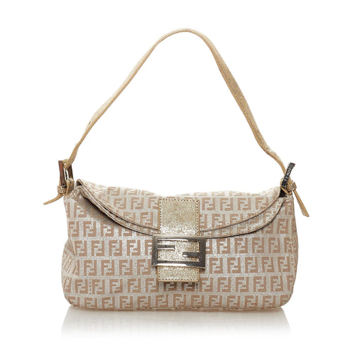 Fendi Zucchino Canvas Baguette (SHG-32750)