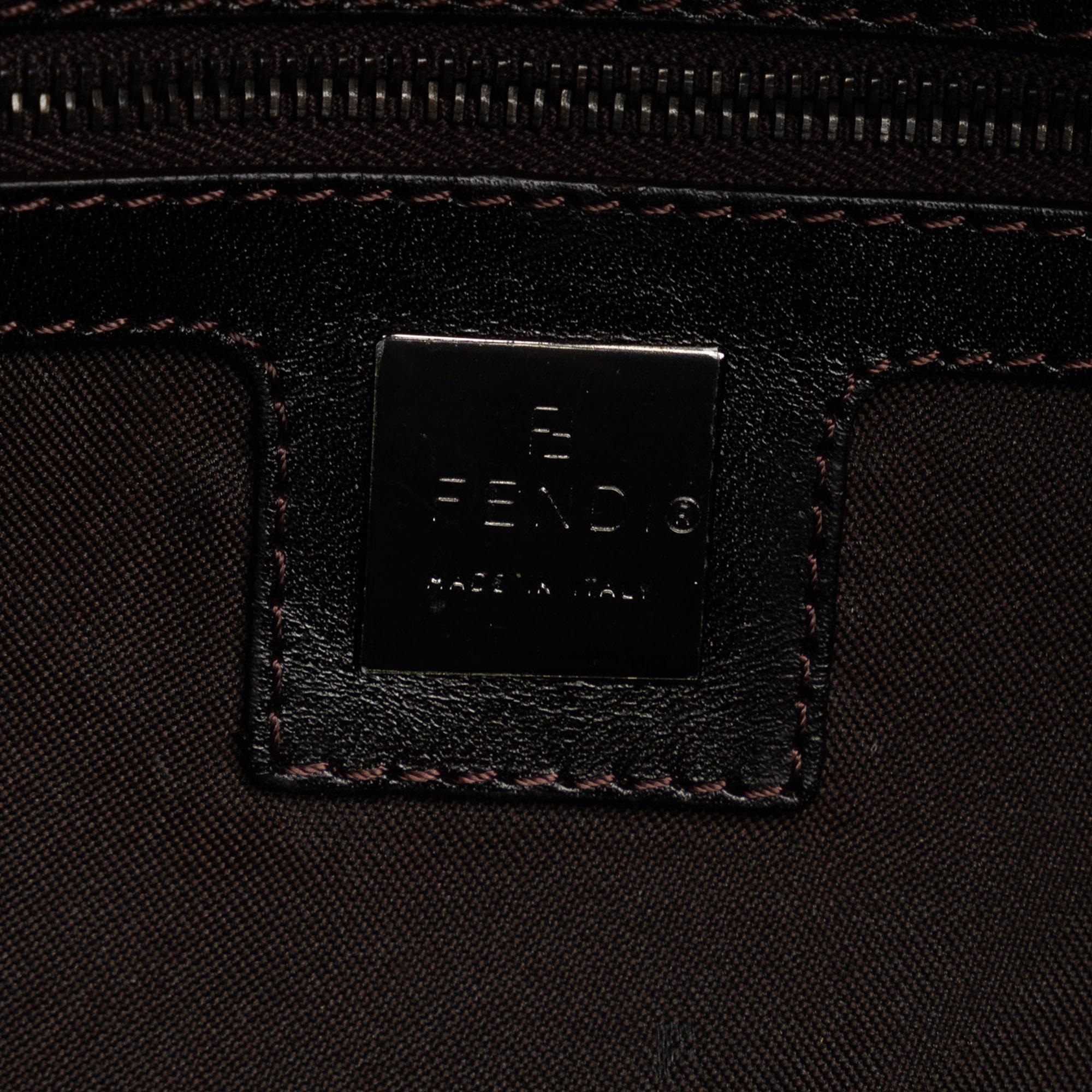 Fendi Zucchino Canvas Baguette (SHG-Zd7NkG)