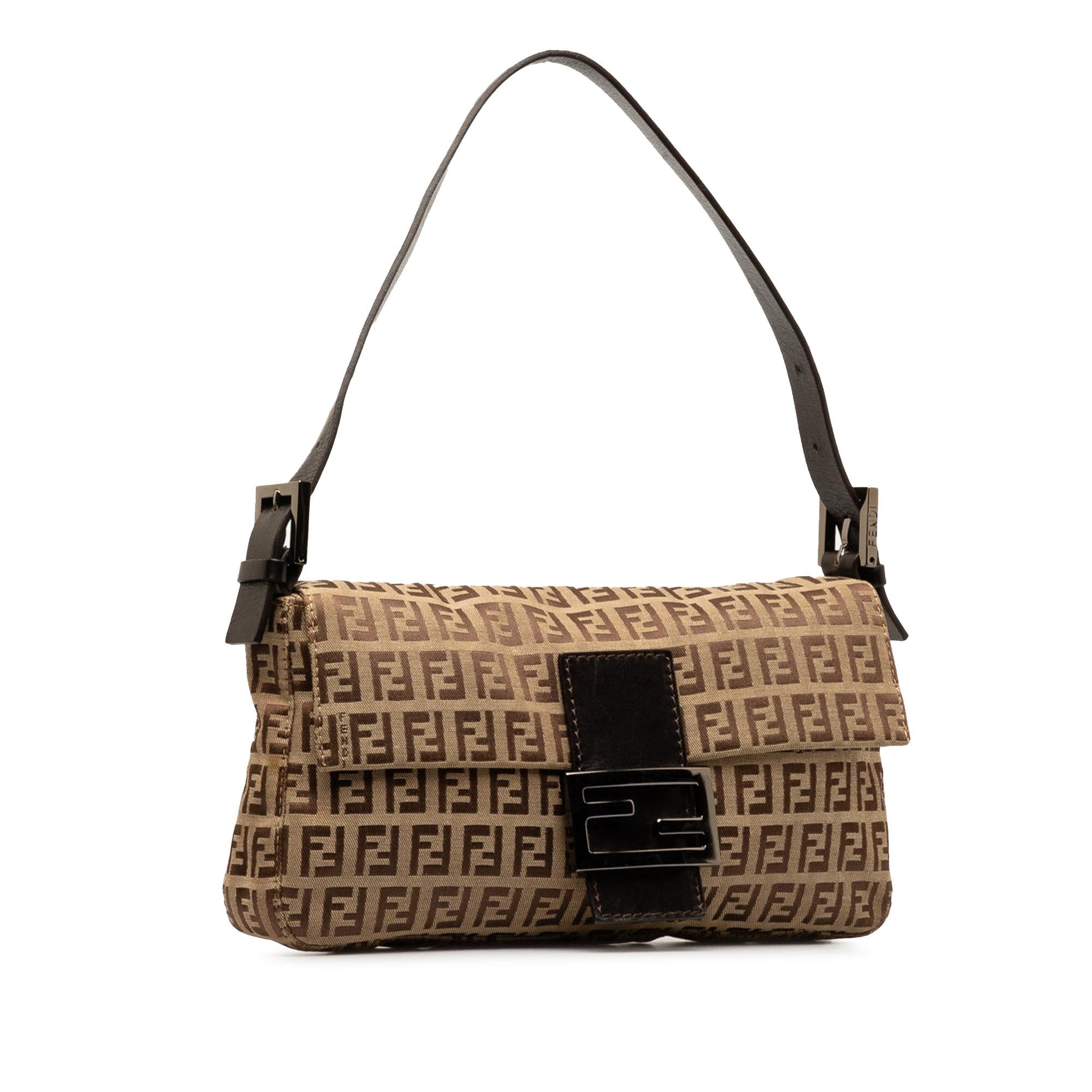 Fendi Zucchino Canvas Baguette (SHG-Zd7NkG)