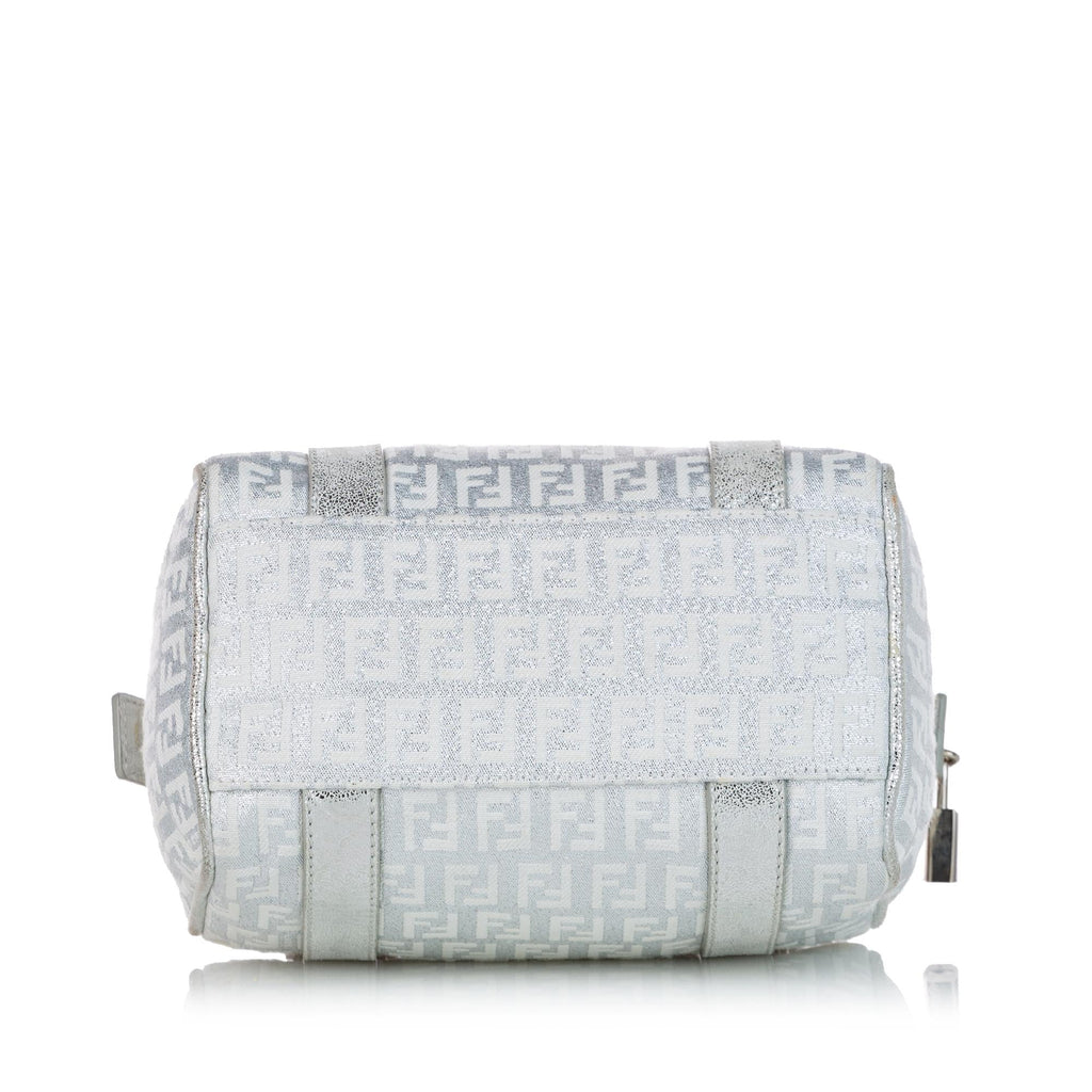Fendi Zucchino Canvas Boston Bag (SHG-28234)