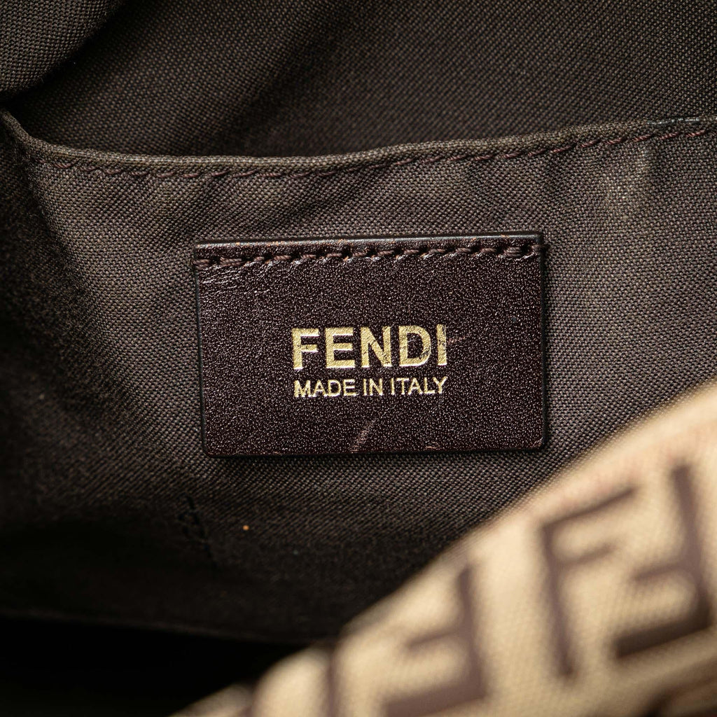 Fendi Zucchino Canvas Boston Bag (SHG-PFRtyP)