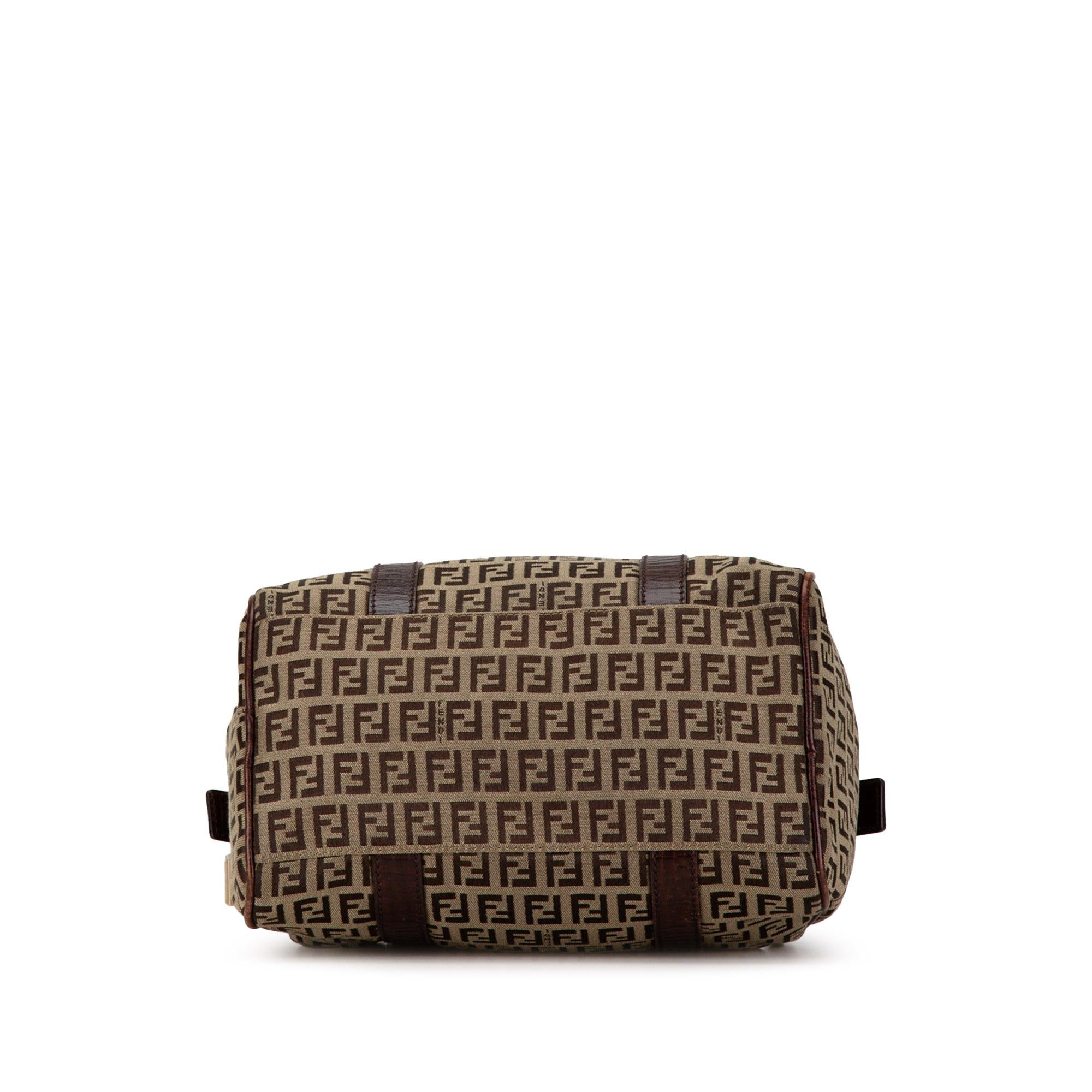 Fendi Zucchino Canvas Boston Bag (SHG-EwXUKb)