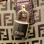 Fendi Zucchino Canvas Boston Bag (SHG-EwXUKb)