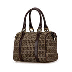 Fendi Zucchino Canvas Boston Bag (SHG-EwXUKb)
