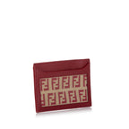 Fendi Zucchino Canvas Card Holder (SHG-26675)
