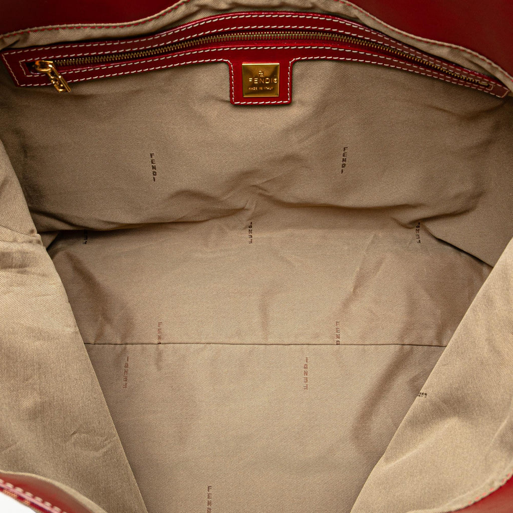 Fendi Zucchino Canvas Chain Tote (SHG-I1242i)