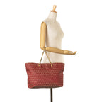Fendi Zucchino Canvas Chain Tote (SHG-I1242i)