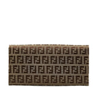Fendi Zucchino Canvas Continental Wallet (SHG-RPVF6U)