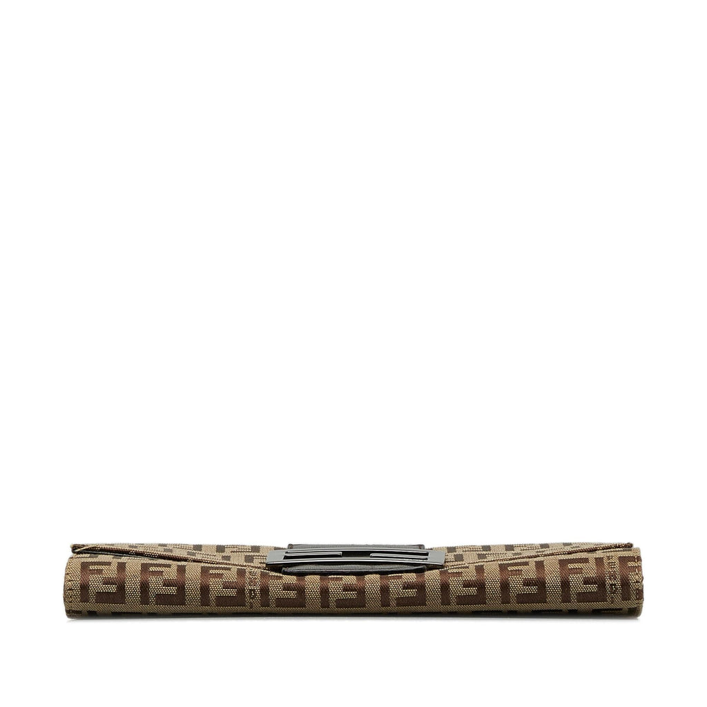 Fendi Zucchino Canvas Continental Wallet (SHG-RPVF6U)