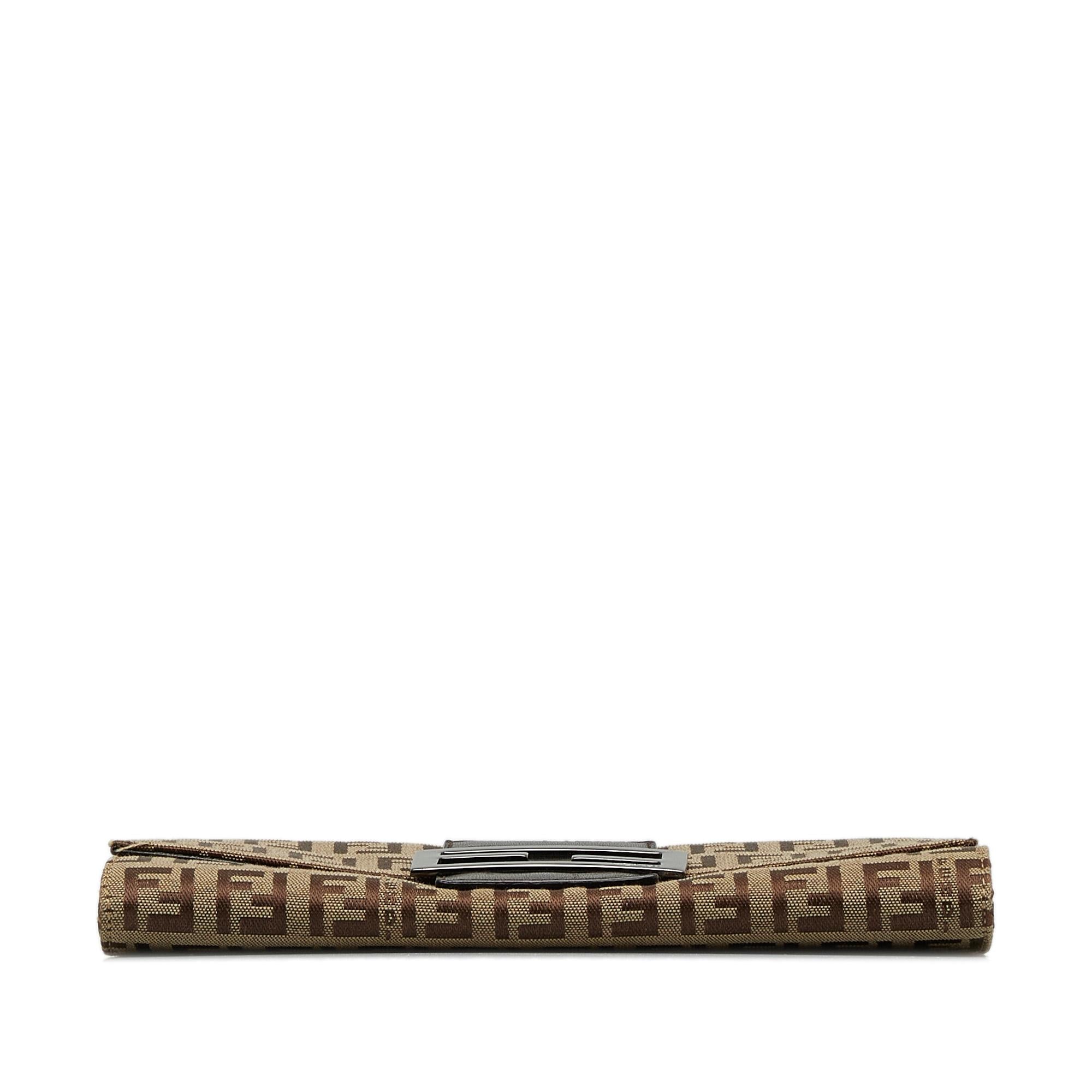 Fendi Zucchino Canvas Continental Wallet (SHG-RPVF6U)