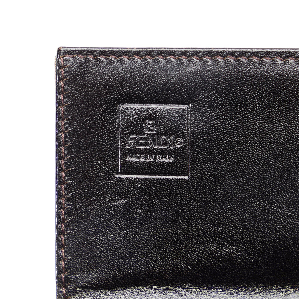 Fendi Zucchino Canvas Continental Wallet (SHG-RPVF6U)
