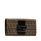 Fendi Zucchino Canvas Continental Wallet (SHG-RPVF6U)