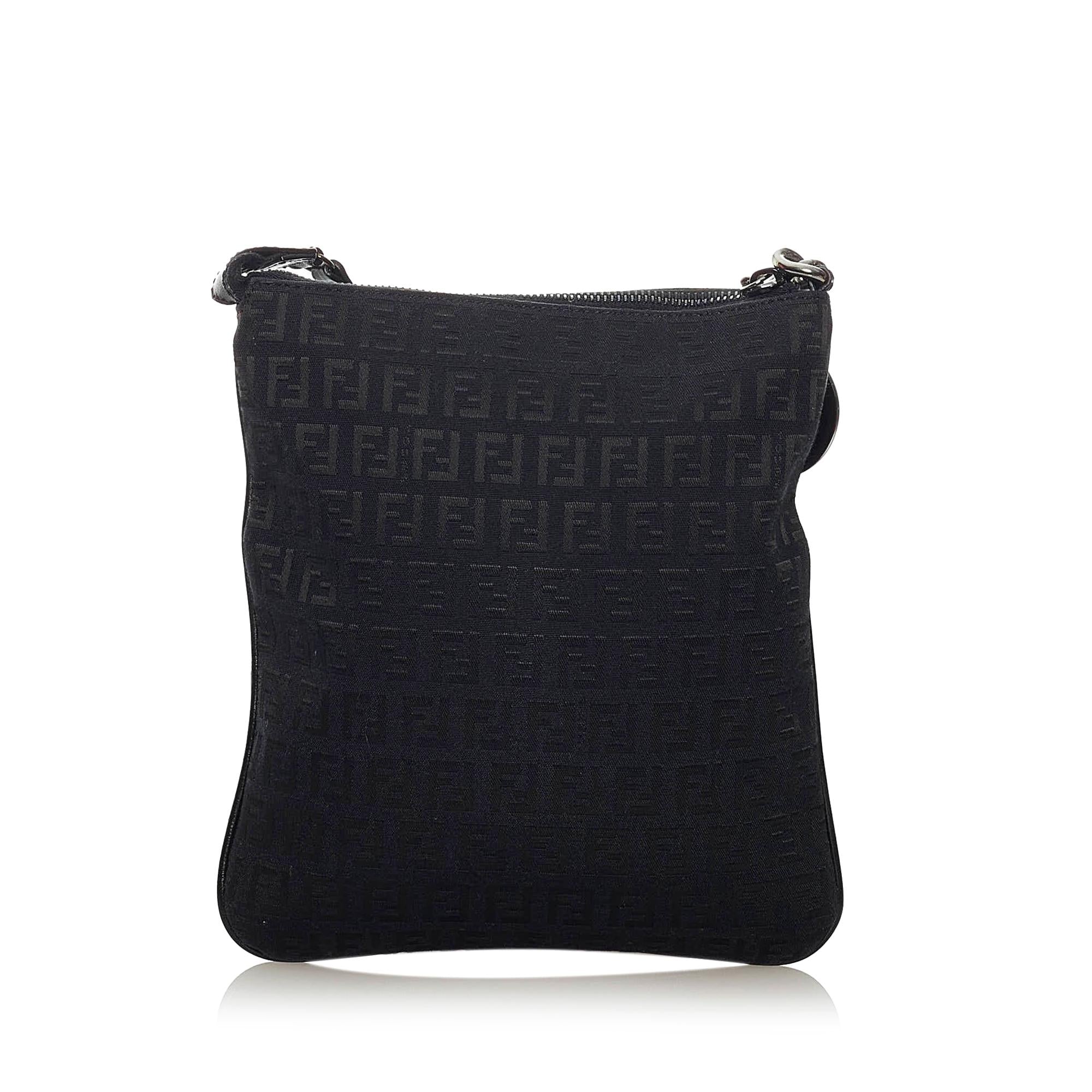 Fendi Zucchino Canvas Crossbody Bag (SHG-29216)