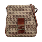 Fendi Zucchino Canvas Crossbody (SHG-gG68uF)