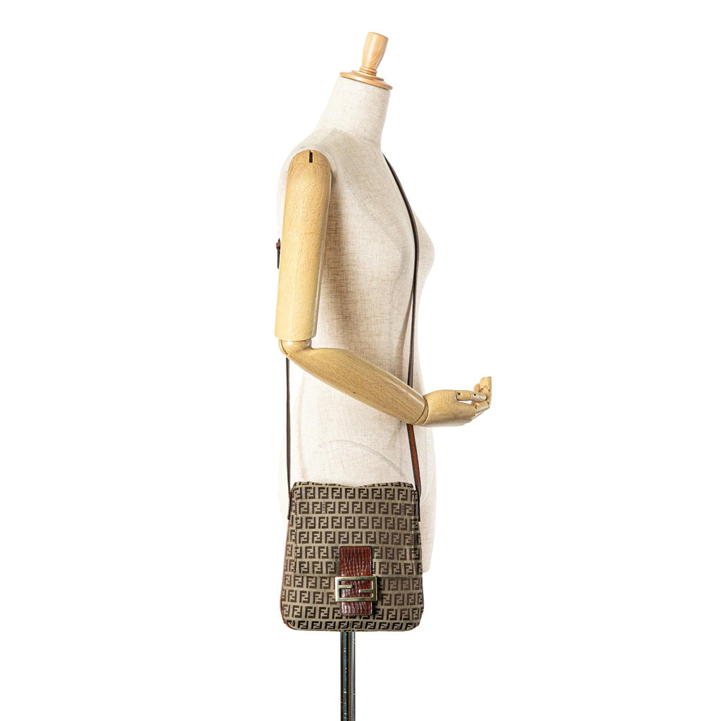 Fendi Zucchino Canvas Crossbody (SHG-gG68uF)