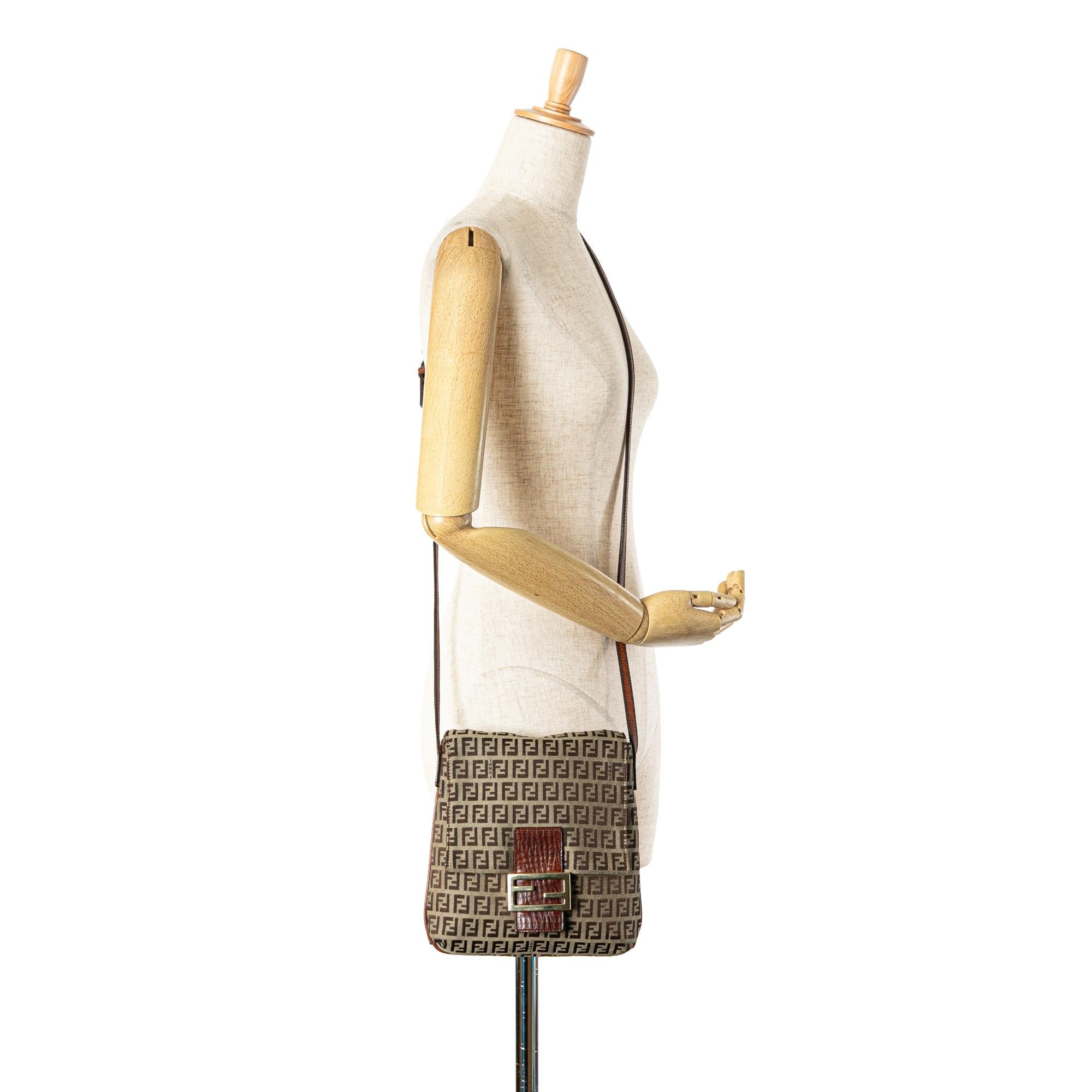 Fendi Zucchino Canvas Crossbody (SHG-gG68uF)