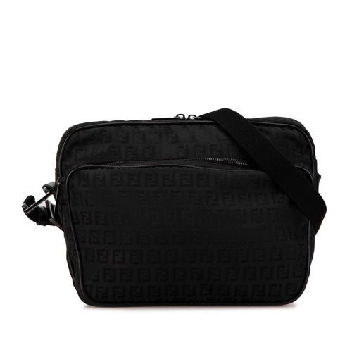 Fendi Zucchino Canvas Crossbody (SHG-Dy2RhL)