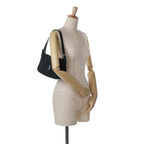 Fendi Zucchino Canvas Double Flap Baguette (SHG-l5oJft)