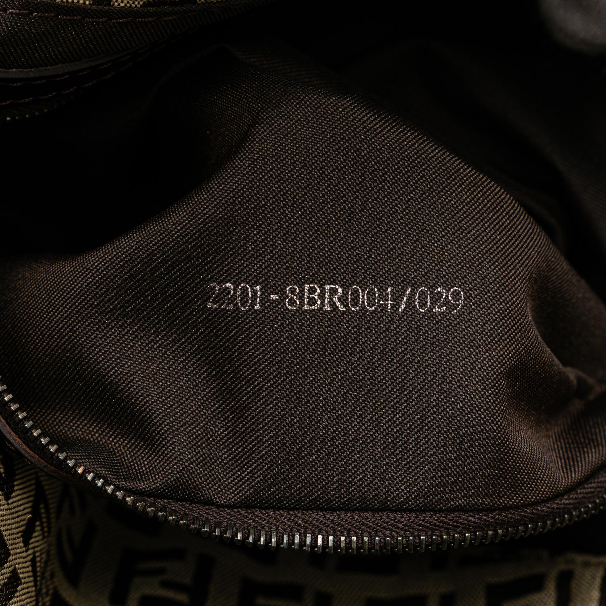 Fendi Zucchino Canvas Double Flap Mamma (SHG-c6gWq6)