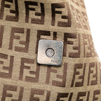 Fendi Zucchino Canvas Double Flap Mamma (SHG-c6gWq6)