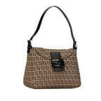 Fendi Zucchino Canvas Double Flap Mamma (SHG-c6gWq6)