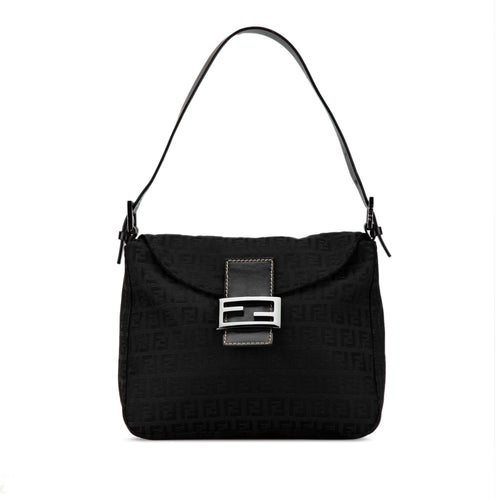 Fendi Zucchino Canvas Double Flap Mamma (SHG-gMXeou)