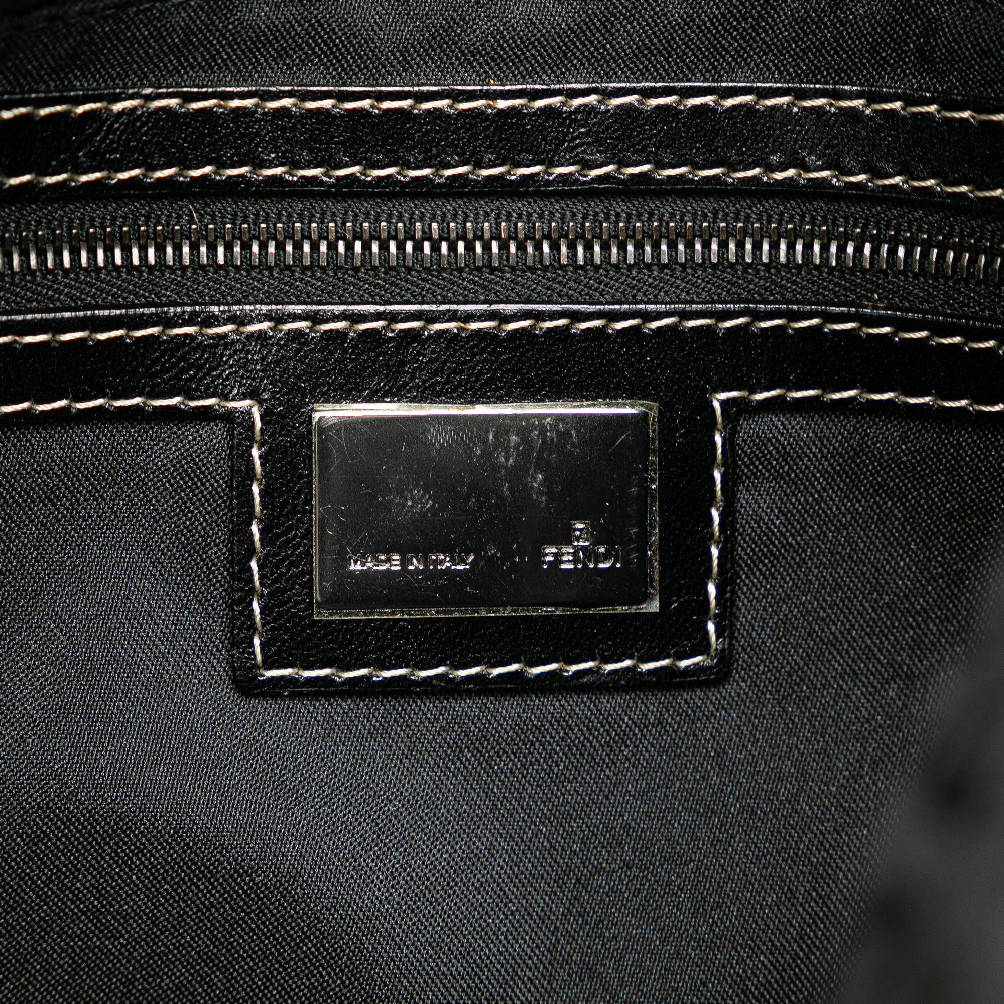 Fendi Zucchino Canvas Double Flap Mamma (SHG-gMXeou)