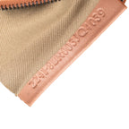 Fendi Zucchino Canvas Double Flap Shoulder Bag (SHG-Kqd5RW)