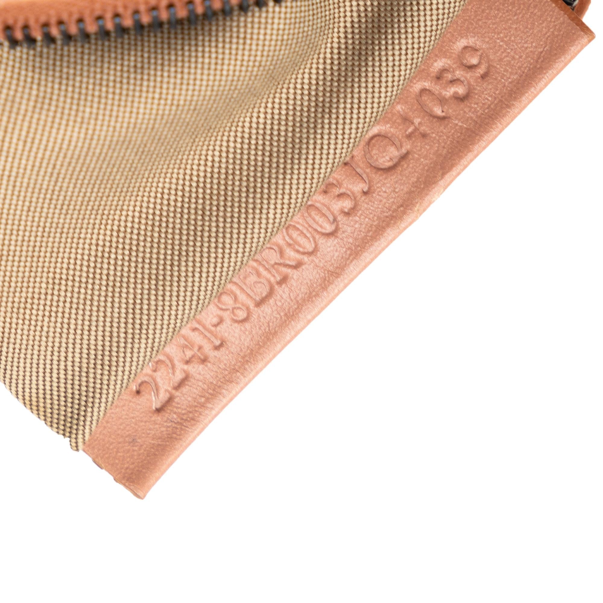 Fendi Zucchino Canvas Double Flap Shoulder Bag (SHG-Kqd5RW)