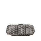 Fendi Zucchino Canvas Double Flap Shoulder Bag (SHG-C7qWAj)