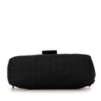 Fendi Zucchino Canvas Double Flap Shoulder Bag (SHG-CGy5Y0)