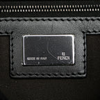 Fendi Zucchino Canvas Double Flap Shoulder Bag (SHG-CGy5Y0)